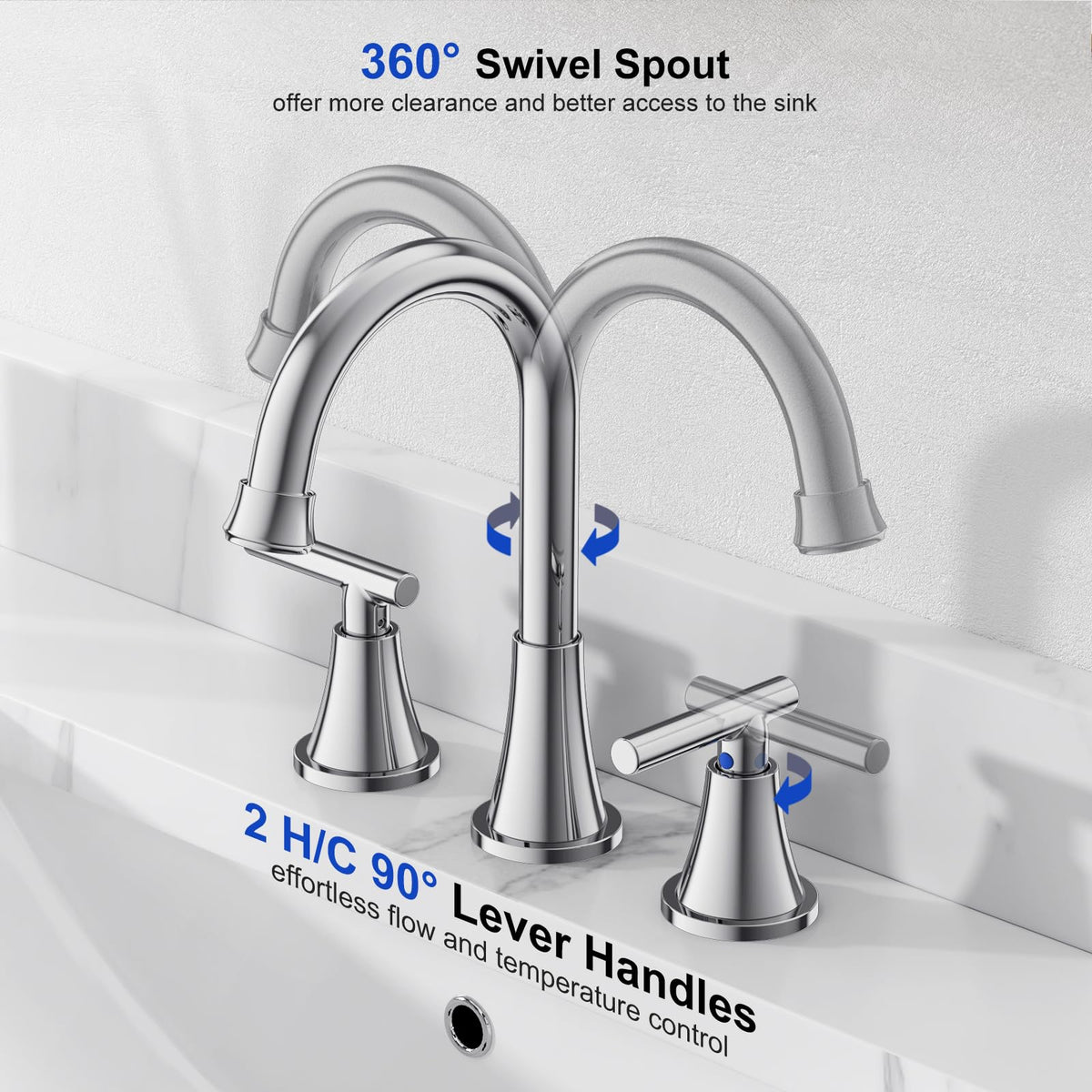 Hurran 27-inch preassembled supply lines simplify faucet installation