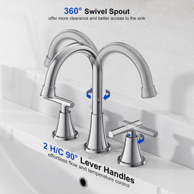 Hurran 27-inch preassembled supply lines simplify faucet installation