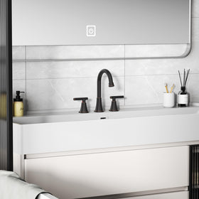 Two-lever hot and cold handles on Hurran faucet