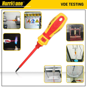 HURRICANE 1000V slotted blades kit for versatile fastener types.