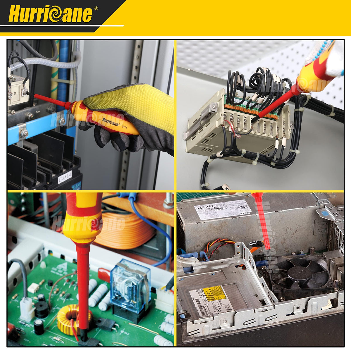 HURRICANE 1000V torx phillips pozidriv set for complex tasks.