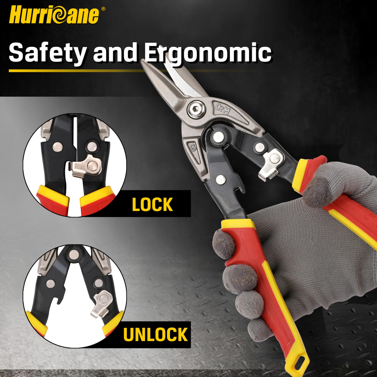 Hurricane tin snips ASME-quality tool for reliable workshop performance