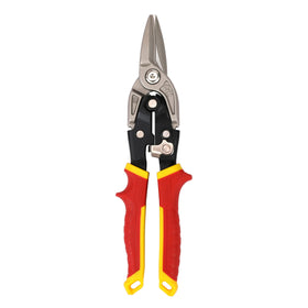 Hurricane tin snips blade close-up showing CR-MO steel for clean sheet metal cuts
