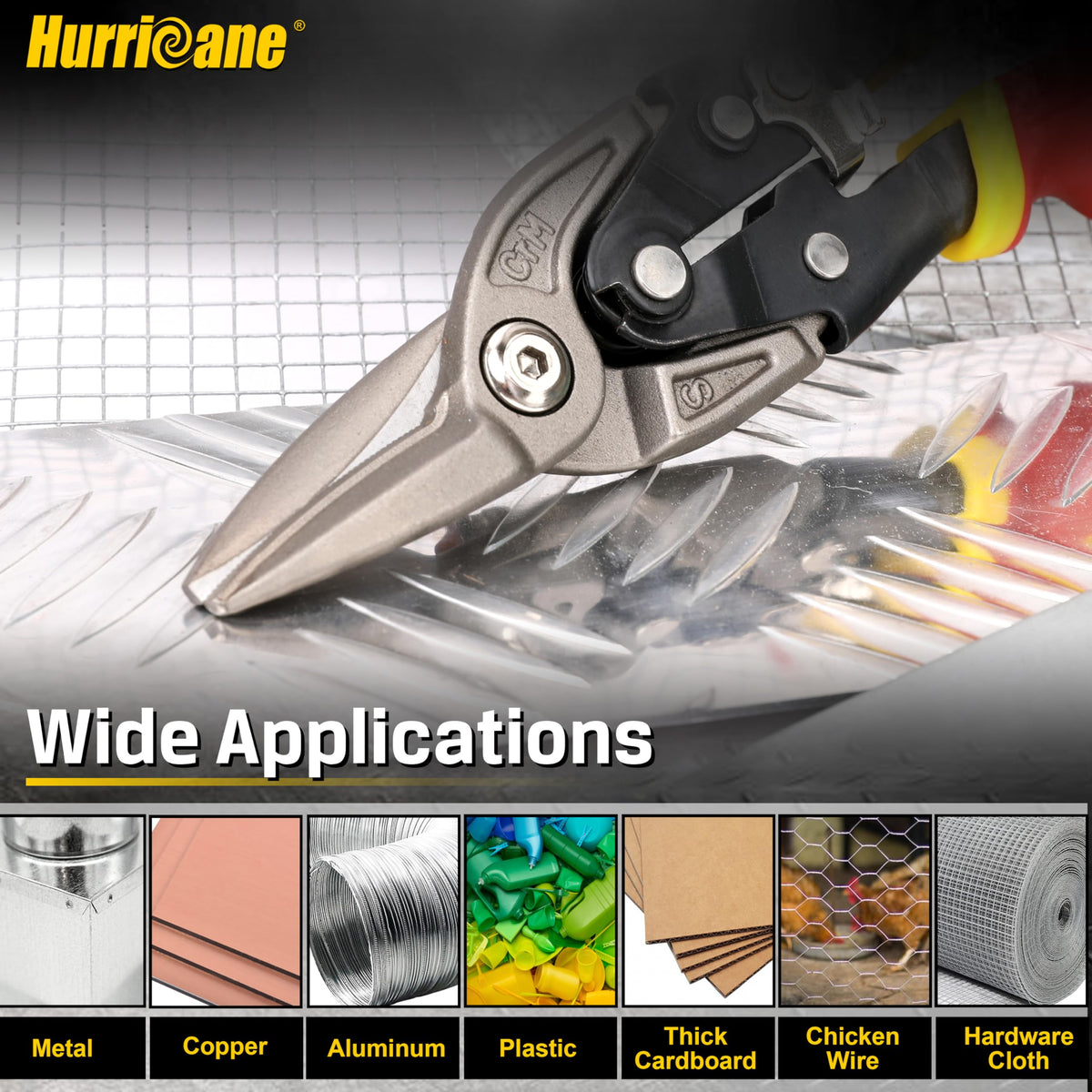 Hurricane tin snips gutter repair use for home maintenance