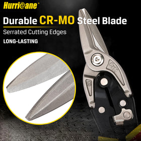 Hurricane tin snips safety lock for secure storage between tasks