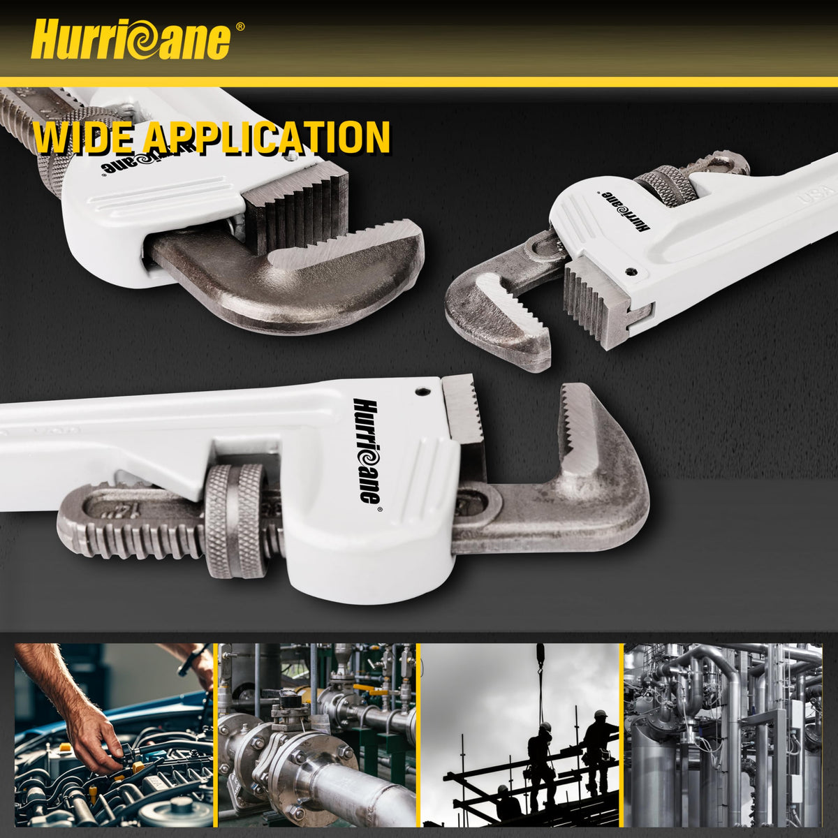 Hurricane kit in use by a DIYer for faucet and irrigation tasks.
