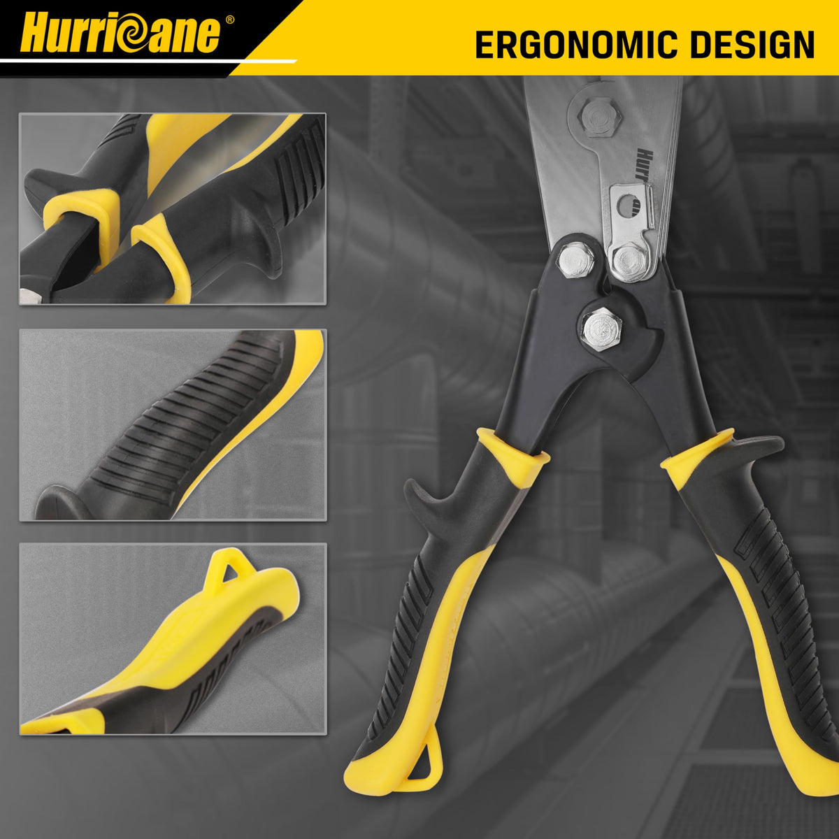 Hurricane Depth markings guide consistent crimps in 1/4 inch steps.