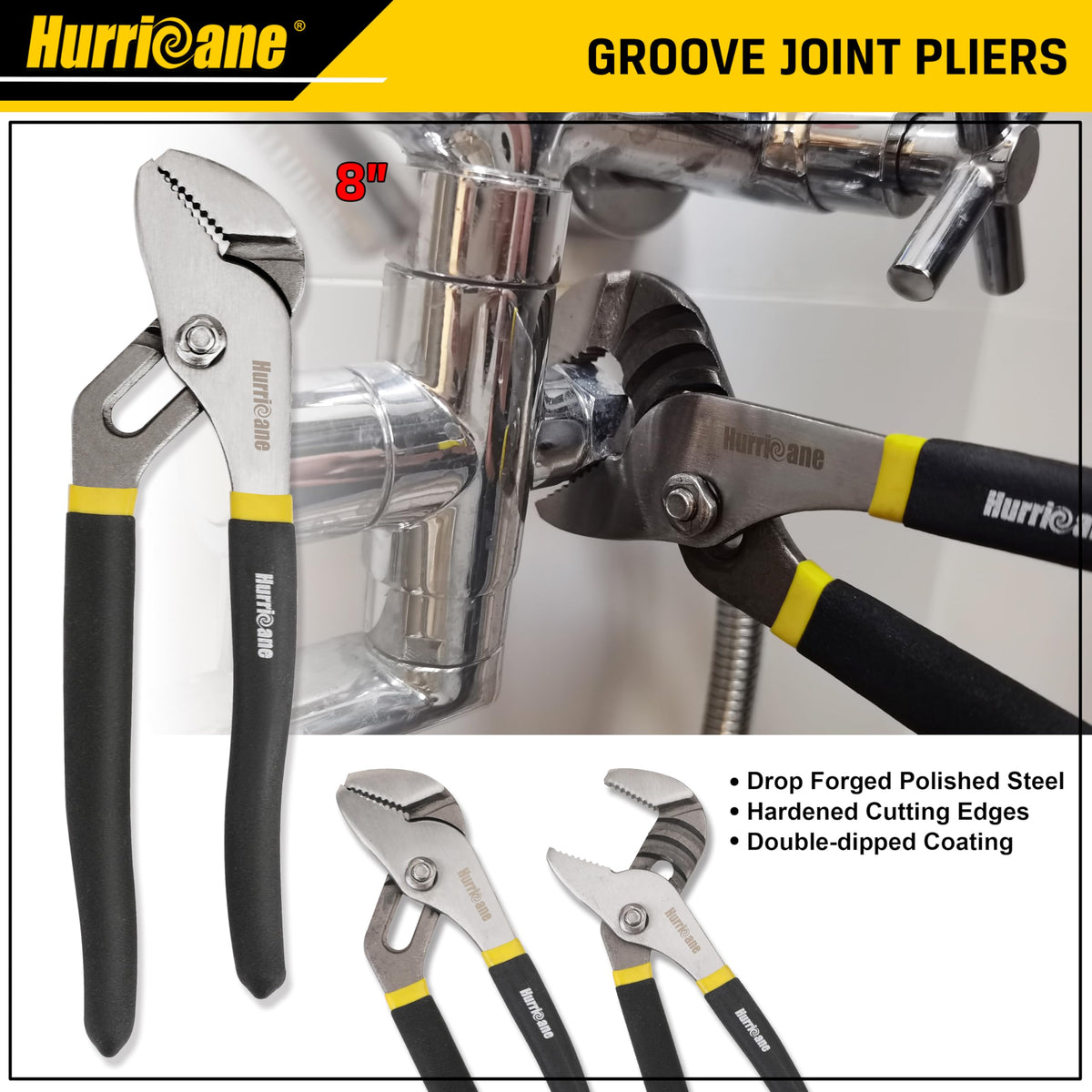 HURRICANE long-nose pliers 6in reach into narrow spaces