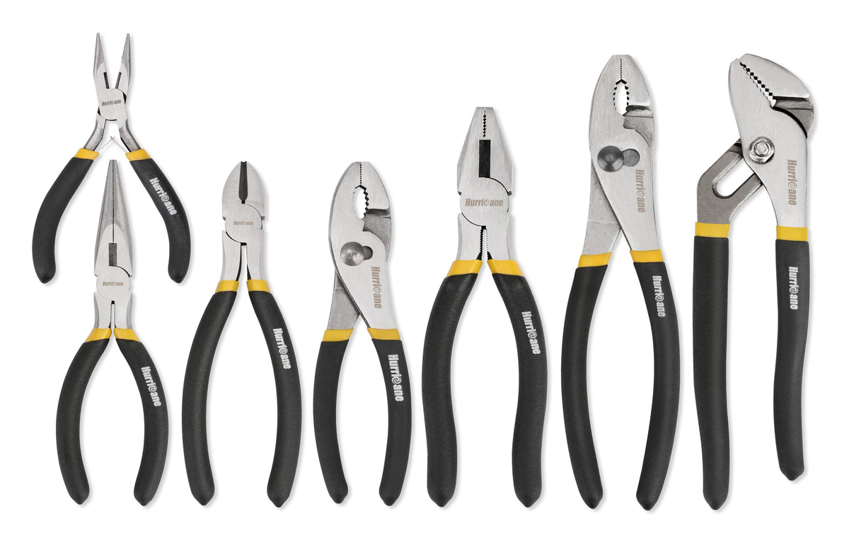 HURRICANE water-pump pliers 8in with durable grip for tough jobs