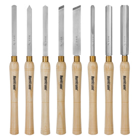 HURRICANE 8pc lathe chisel blade close-up for sharp edge performance