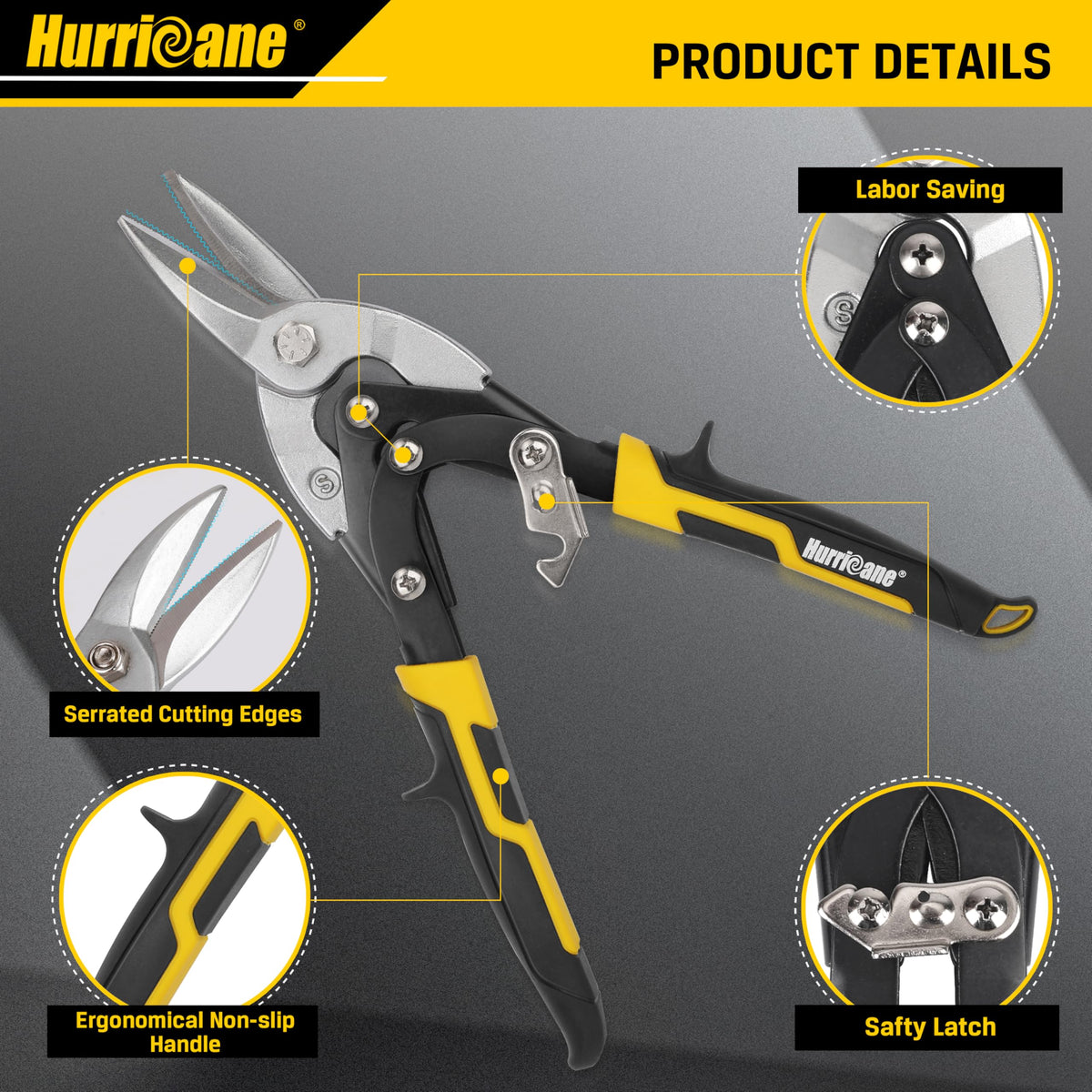 HURRICANE CR-MO blades resist wear during frequent metal cutting.