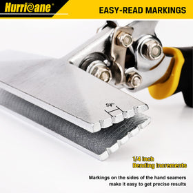HURRICANE heavy-duty all-steel construction with nickel finish enhances durability