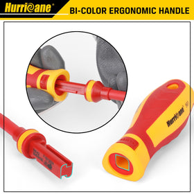 HURRICANE Pozidriv tip close-up for precise grip