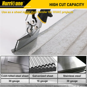 HURRICANE safety lock and hanging hole ensure secure storage