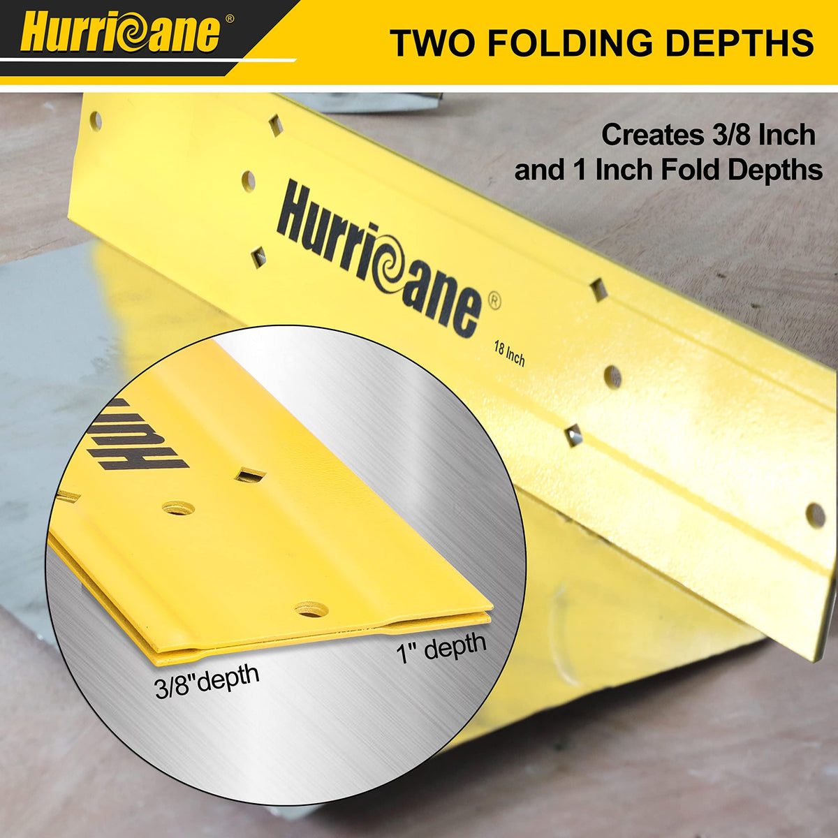 HURRICANE two-steel-halves design for durable seam formation.