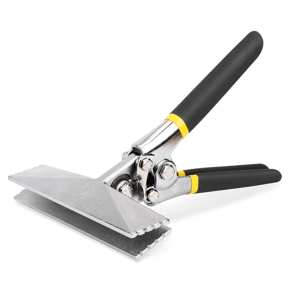 Hurricane sheet metal hand seamer front view showing compact, durable precision.