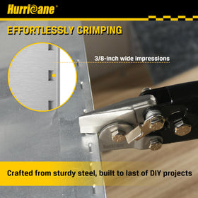 Hurricane Snap Lock Punch Tool safety latch keeps blades closed when not in use.