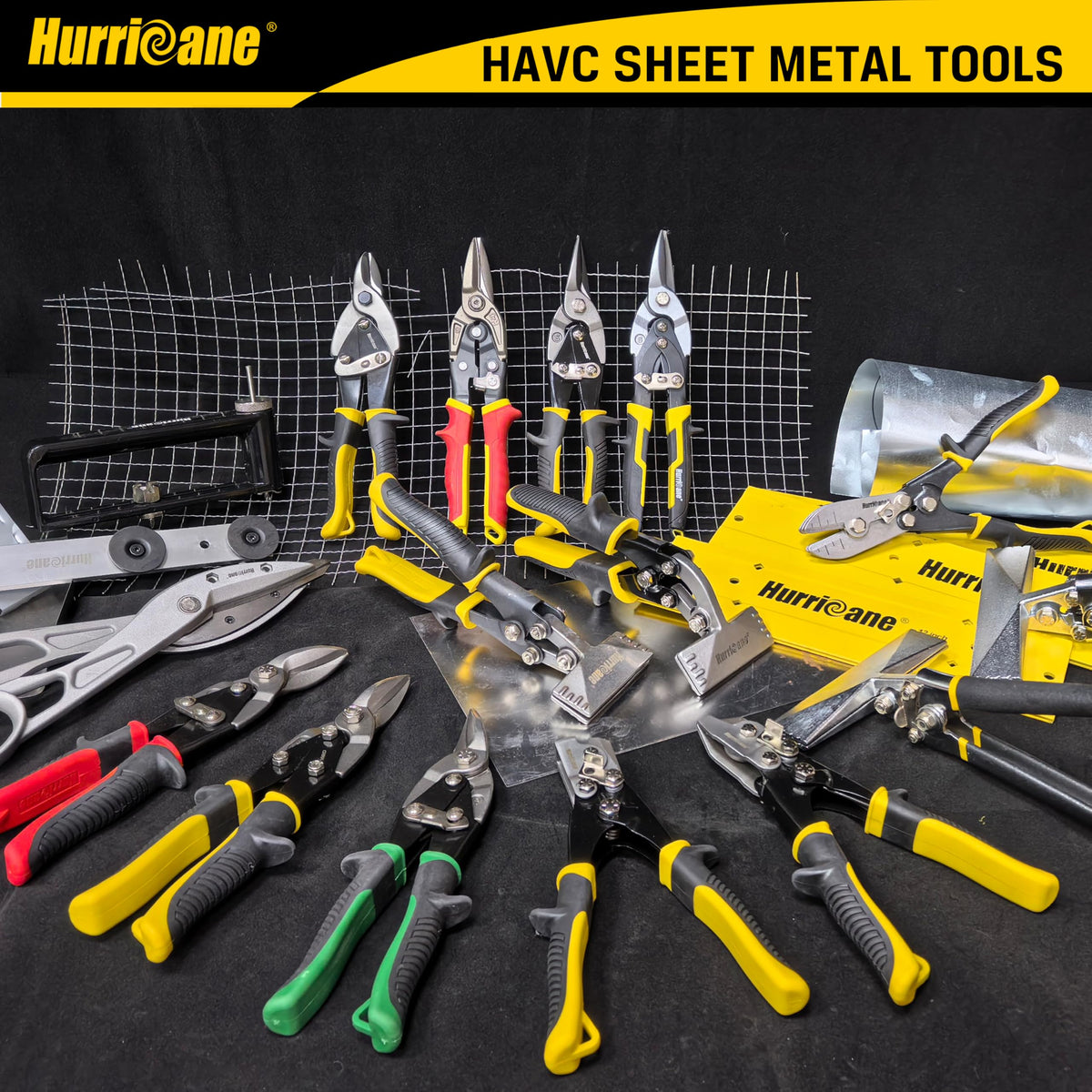 HURRICANE tin snips used in gutter repair and DIY work