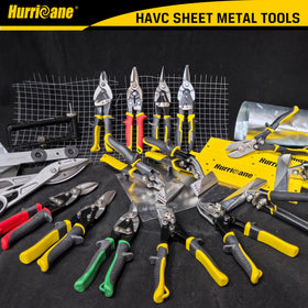 HURRICANE tin snips used in gutter repair and DIY work