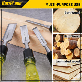 HURRICANE 1-inch chisel for deep mortises and task versatility