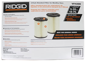 RIDGID and Husky compatibility with 6-9 gallon vacuums for broader coverage.