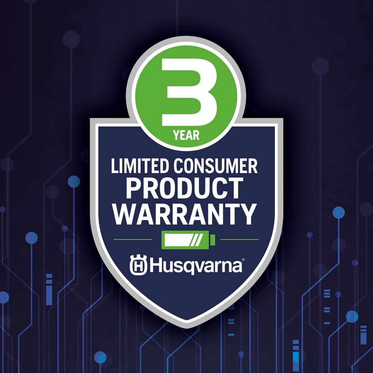 BLi30 fits all 100- and 300-series Husqvarna tools for efficient work.