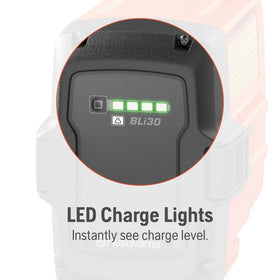 Interchangeable 40V system enables fast tool swaps.