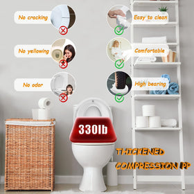 Huttdmel easy install on standard toilets saves time with tool-free setup