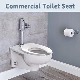 Huttdmel corrosion-resistant hinges resist humidity in commercial restrooms.