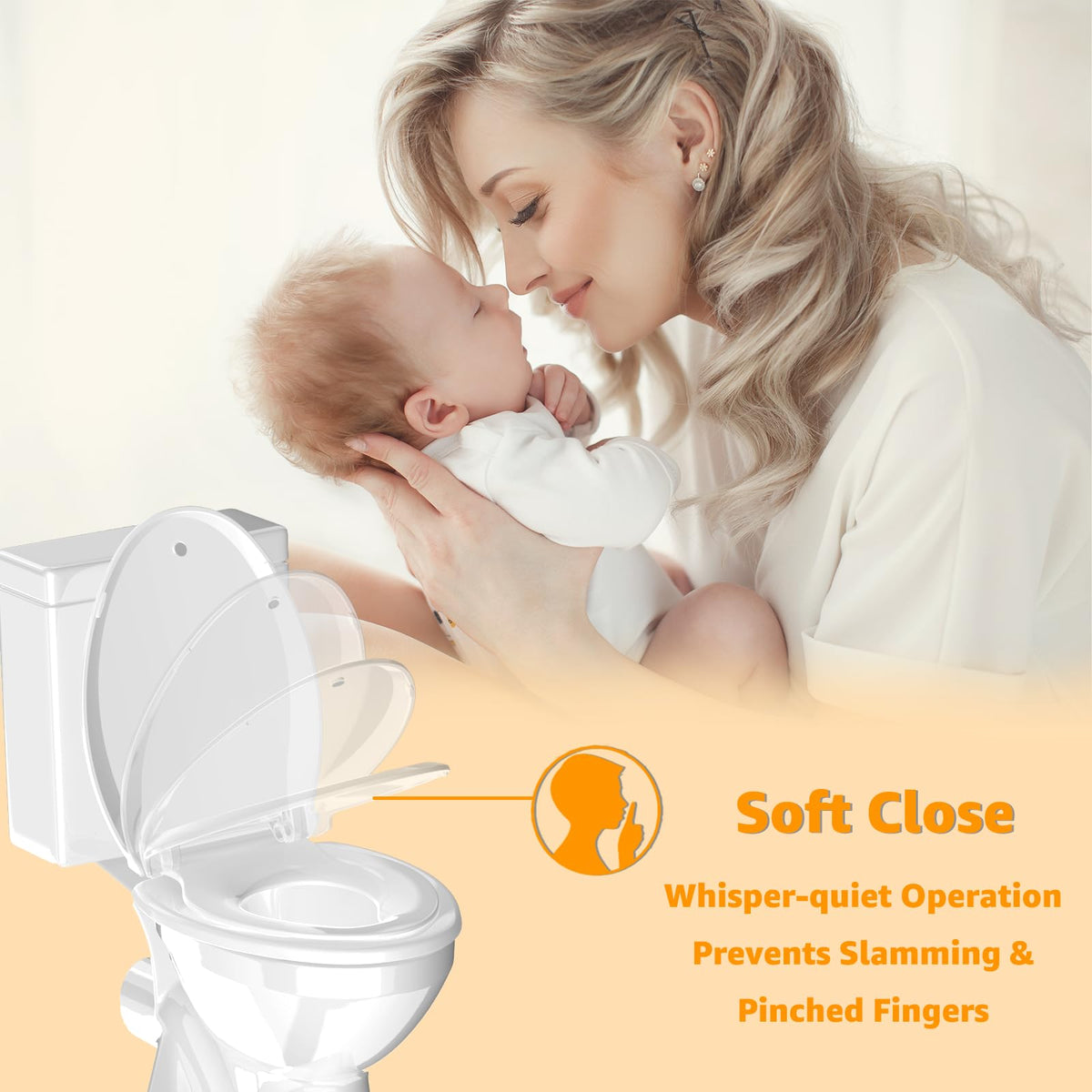 Huttdmel Potty Seat baby seat removable to reveal adult-use option.