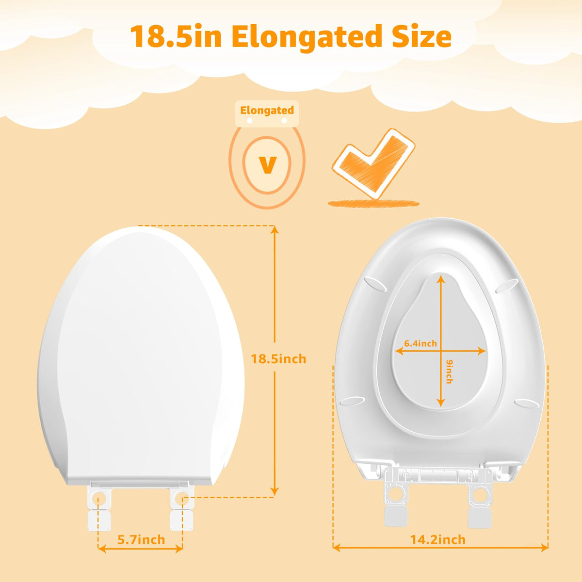 Huttdmel Potty Seat easy installation on standard toilets, tool-free.