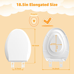 Huttdmel Potty Seat easy installation on standard toilets, tool-free.
