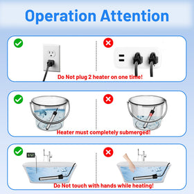 HUVOPUMO water heater in bucket for quick warm water