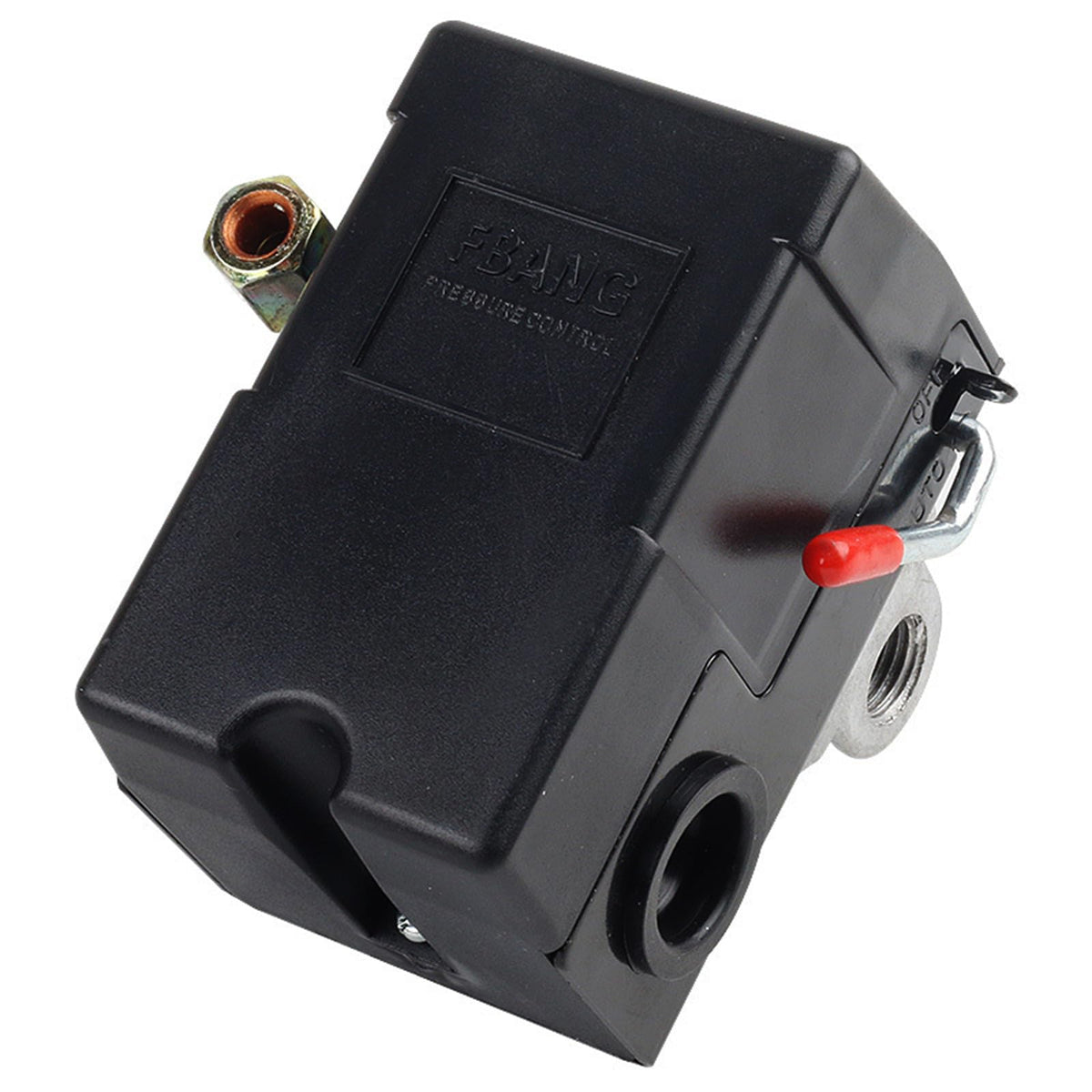 Huwaicpi pressure switch with unloader connection shows compatibility with various air compressors.