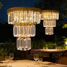 HUYIENO easy-install outdoor light hangs without wiring.
