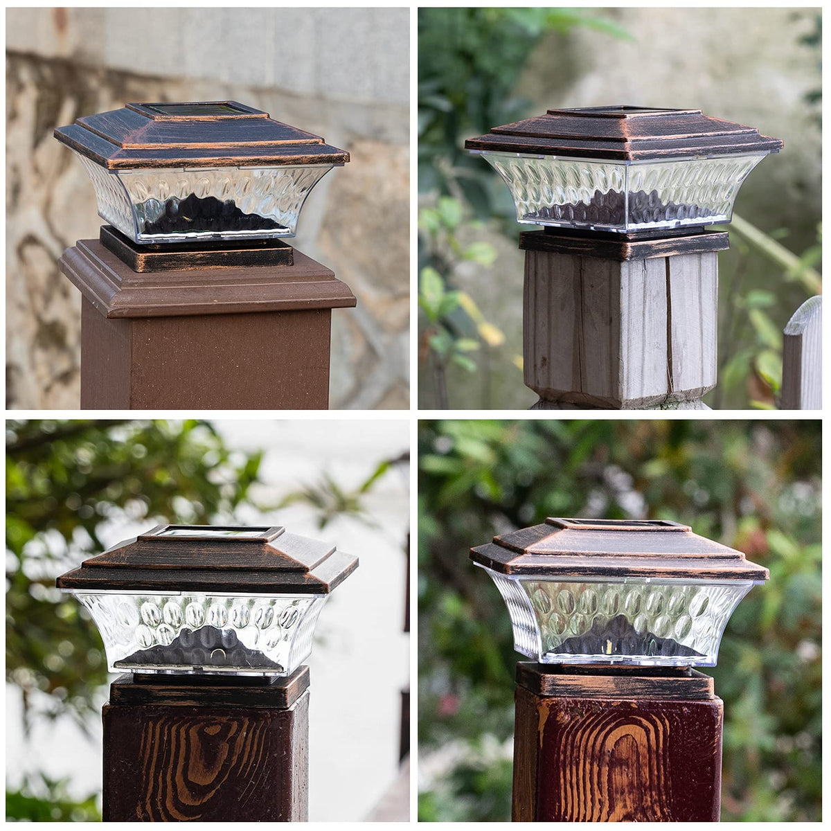 HUYIENO warm white mode post cap light creating cozy entry vibe