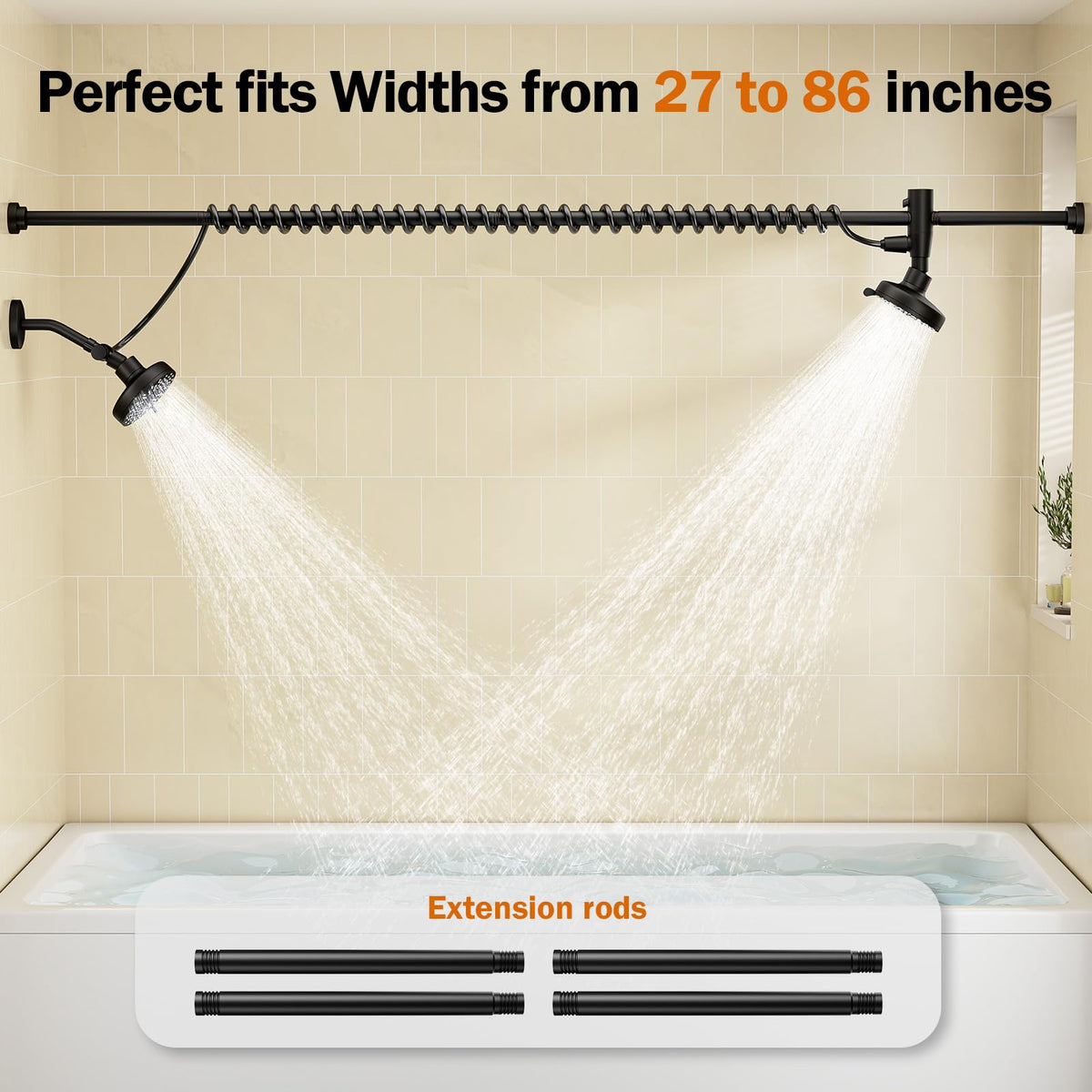 Huytrw robust hose and diverter for reliable water flow and durability.