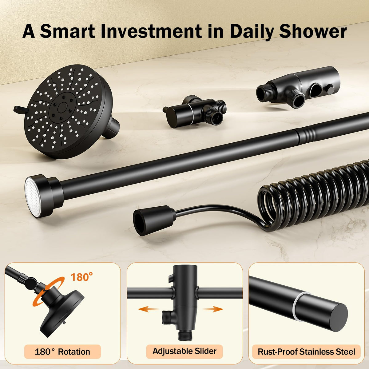Huytrw spa like couple shower experience improves daily routines.