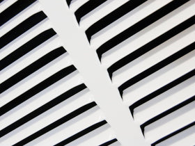 HVAC Premium vent includes screws and countersunk holes for flush installation.