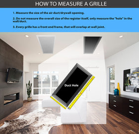 HVAC Premium 3-Way Air Supply Grille packaging scene demonstrates protective boxing and inspection.