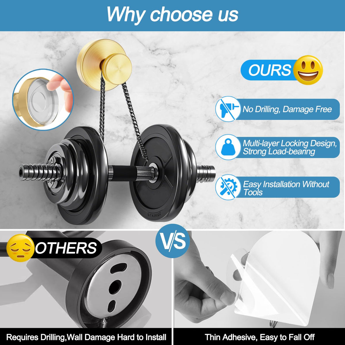 Hviiso towel hook keeps towels within reach in busy bathrooms