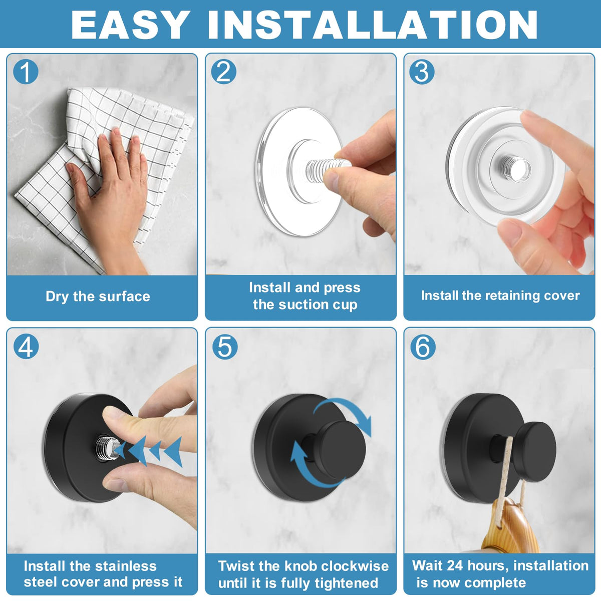 Hviiso suction cup hook displaying a wreath without wall damage.