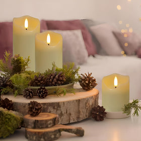 HVOPGEEUAN versatile candles for weddings and holiday decor.