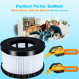 HWDTEC DC5151H 99.97% filtration captures fine dust and dander for cleaner indoor air.