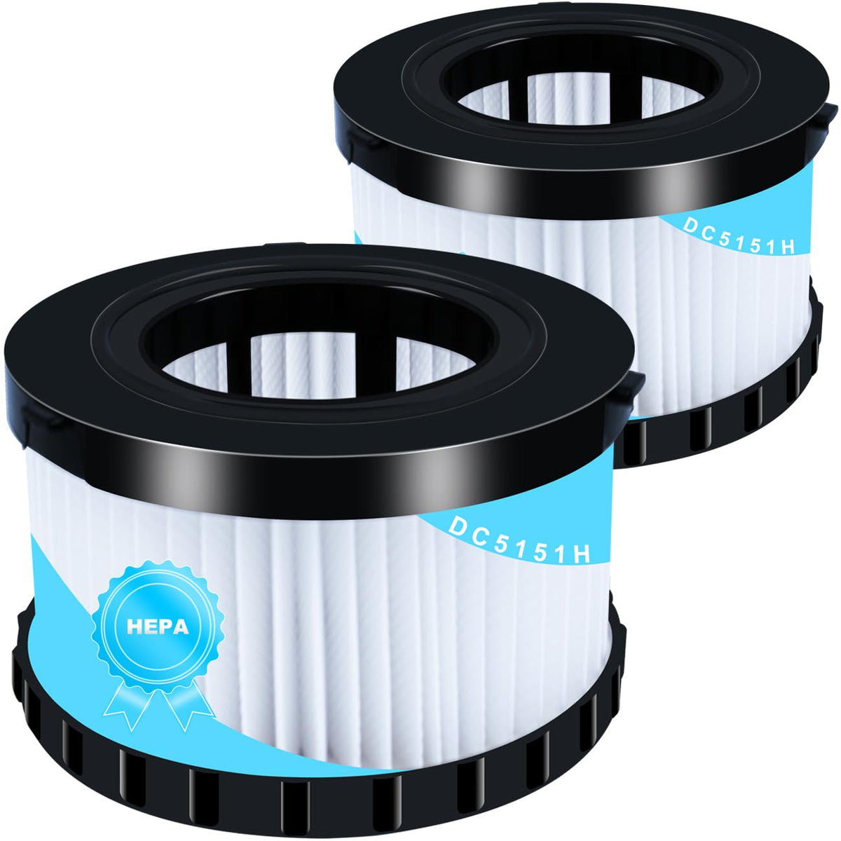 HWDTEC DC5151H precision-fit HEPA filter ensures airtight sealing for DEWALT vacuums.