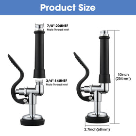 HWM handle grip for easy control during heavy-duty cleaning