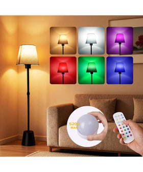 HWTDJJY battery-operated floor lamp for portable room lighting.