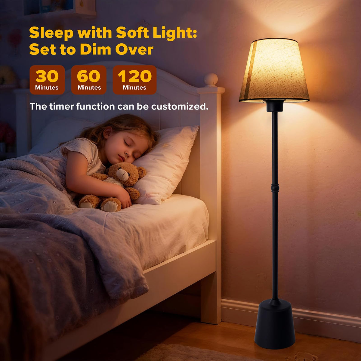 HWTDJJY detachable RGB bulb for easy portability.