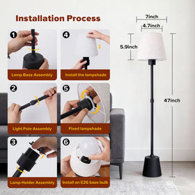 HWTDJJY versatile lamp for living rooms, bedrooms, balconies.
