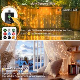 HXWEIYE detachable battery box allows easy recharging without dismantling decor